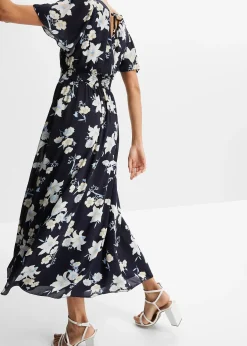 Robe longue à imprimé floral