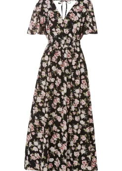 Robe longue à imprimé floral