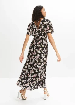 Robe longue à imprimé floral