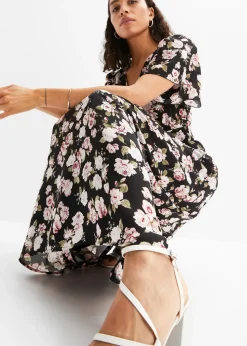 Robe longue à imprimé floral