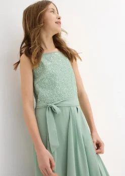 Robe longue à sequins