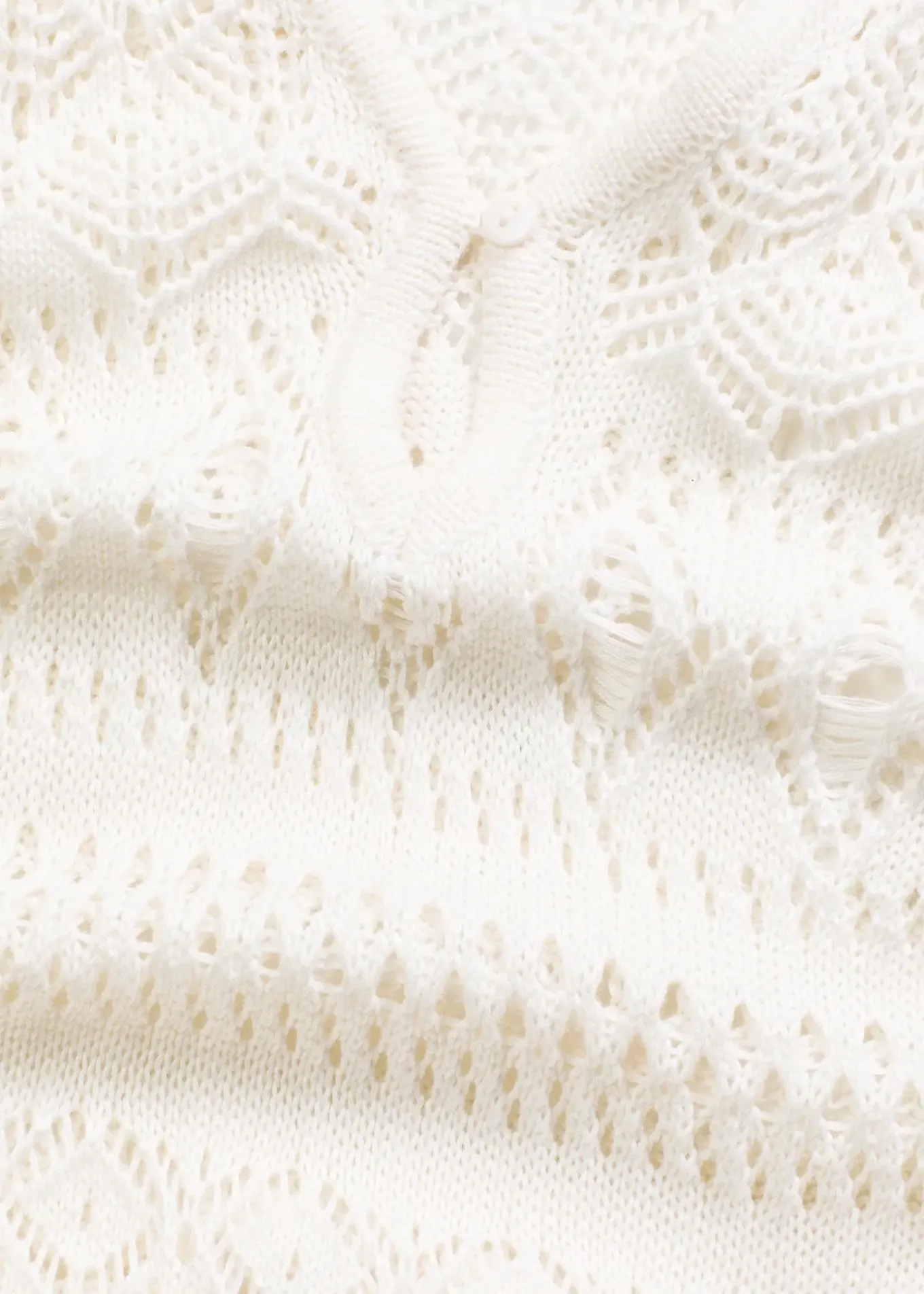 Robe longue aspect crochet