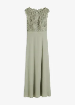 Robe longue avec dentelle