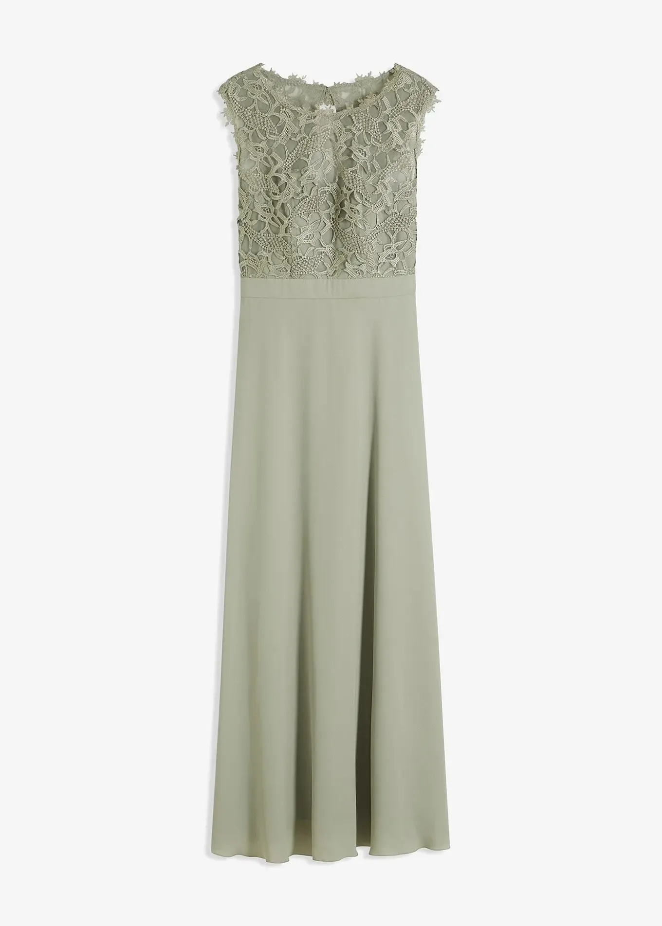 Robe longue avec dentelle