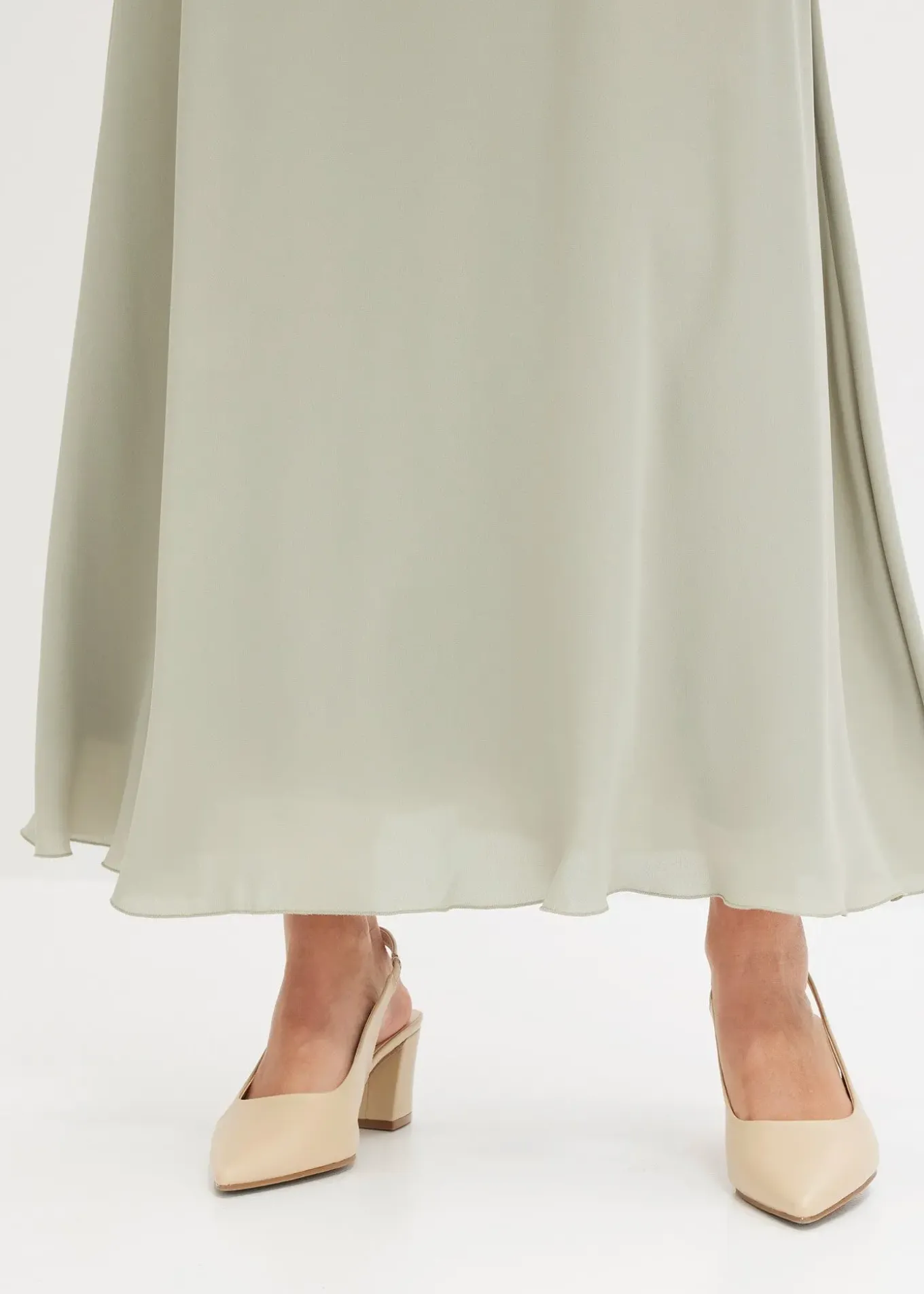 Robe longue avec dentelle