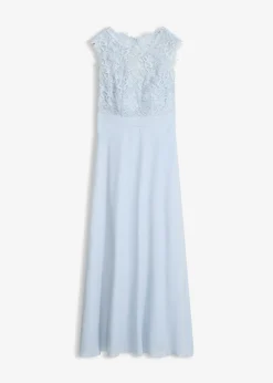 Robe longue avec dentelle