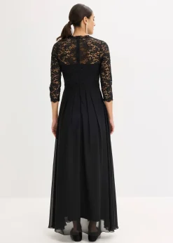 Robe longue avec dentelle