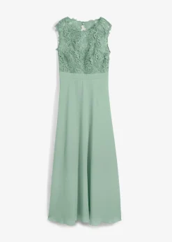 Robe longue avec dentelle