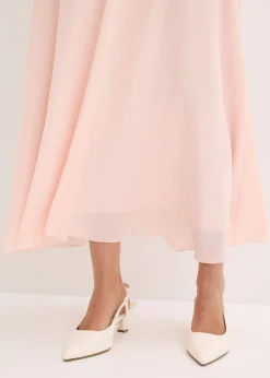 Robe longue avec dentelle