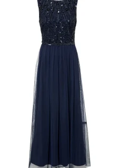 Robe longue avec haut brodé de sequins