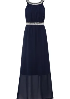 Robe longue avec strass