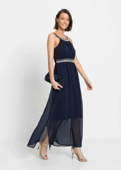 Robe longue avec strass