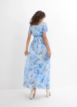 Robe longue de grossesse en mesh délicat