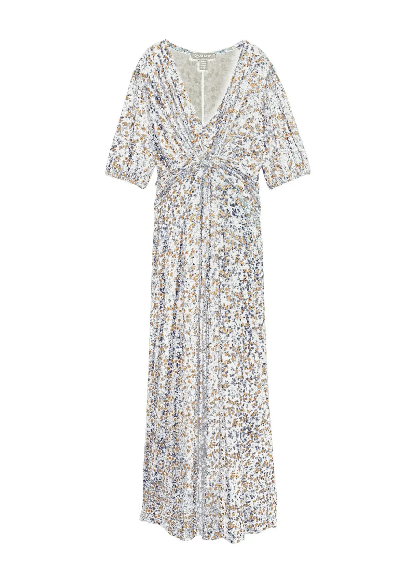 Robe longue de grossesse et d'allaitement en jersey