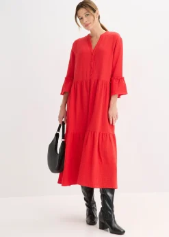 Robe longue en gaze de coton douce