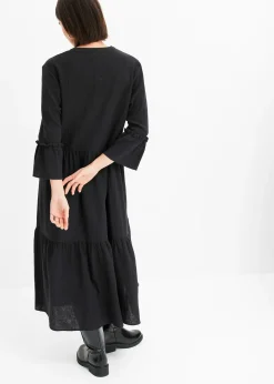 Robe longue en gaze de coton douce