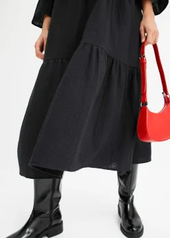 Robe longue en gaze de coton douce