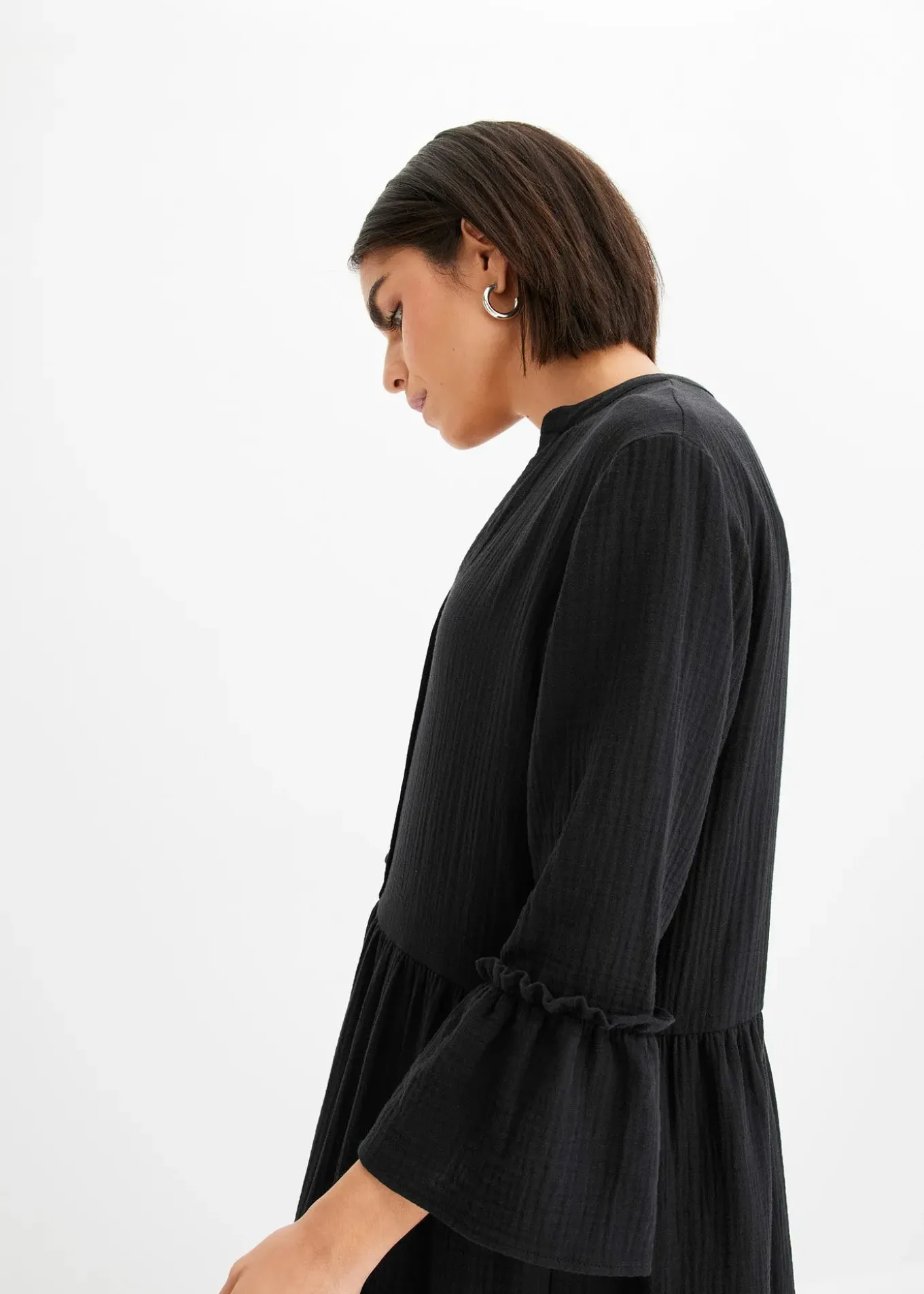 Robe longue en gaze de coton douce