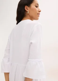 Robe longue en gaze de coton douce