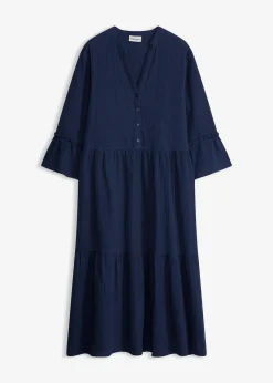 Robe longue en gaze de coton douce