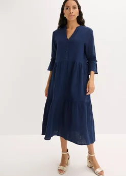 Robe longue en gaze de coton douce