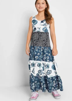 Robe longue en jersey 100% coton