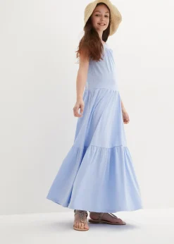 Robe longue en jersey 100% coton