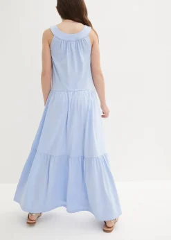 Robe longue en jersey 100% coton