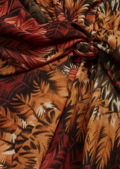 Robe longue en jersey imprimé