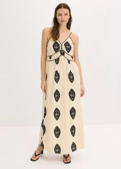 Robe longue en lin majoritaire