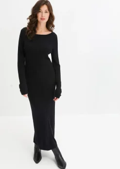 Robe longue en maille