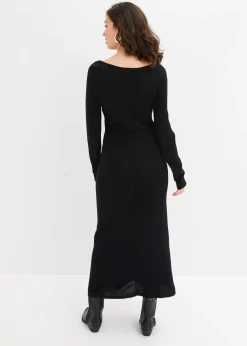Robe longue en maille