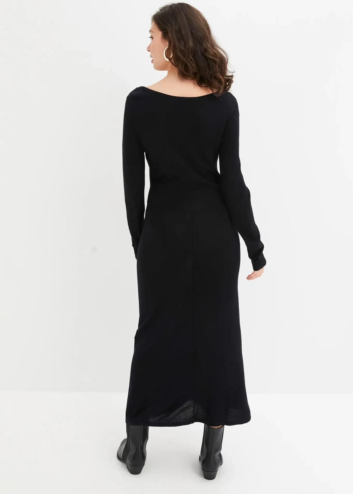 Robe longue en maille