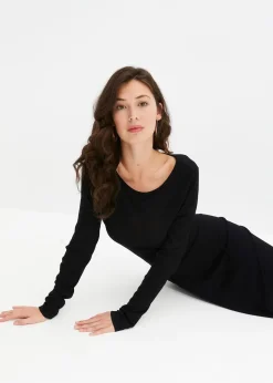 Robe longue en maille