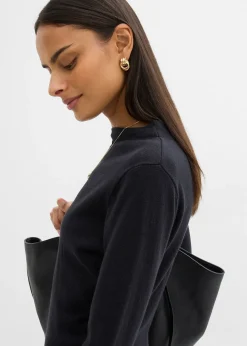 Robe longue en maille fine avec cachemire