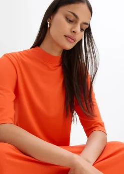 Robe longue en matière douce