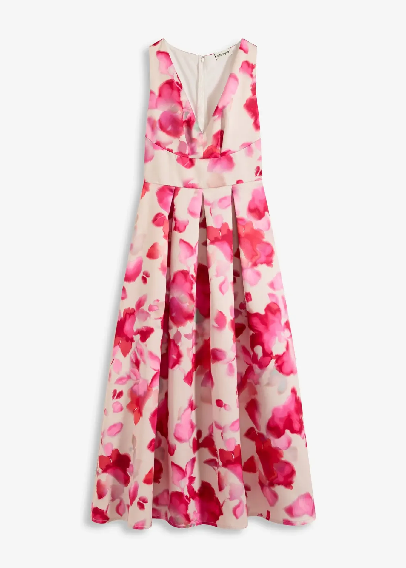 Robe longue en satin brillant