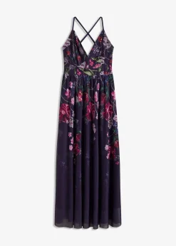 Robe longue en tulle délicat avec bretelles