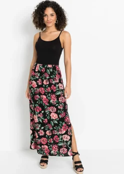 Robe longue en viscose