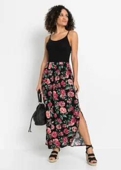 Robe longue en viscose