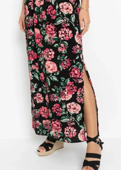 Robe longue en viscose