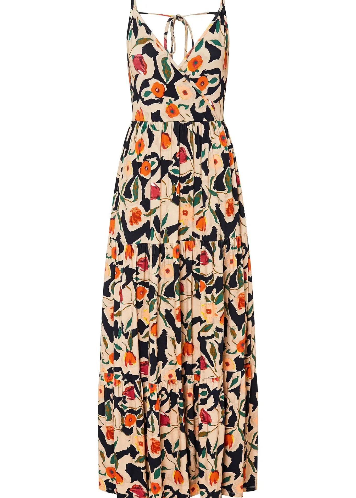 Robe longue en viscose douce et extensible