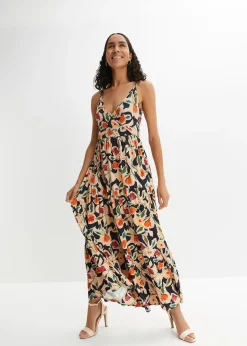 Robe longue en viscose douce et extensible