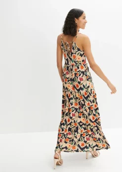 Robe longue en viscose douce et extensible