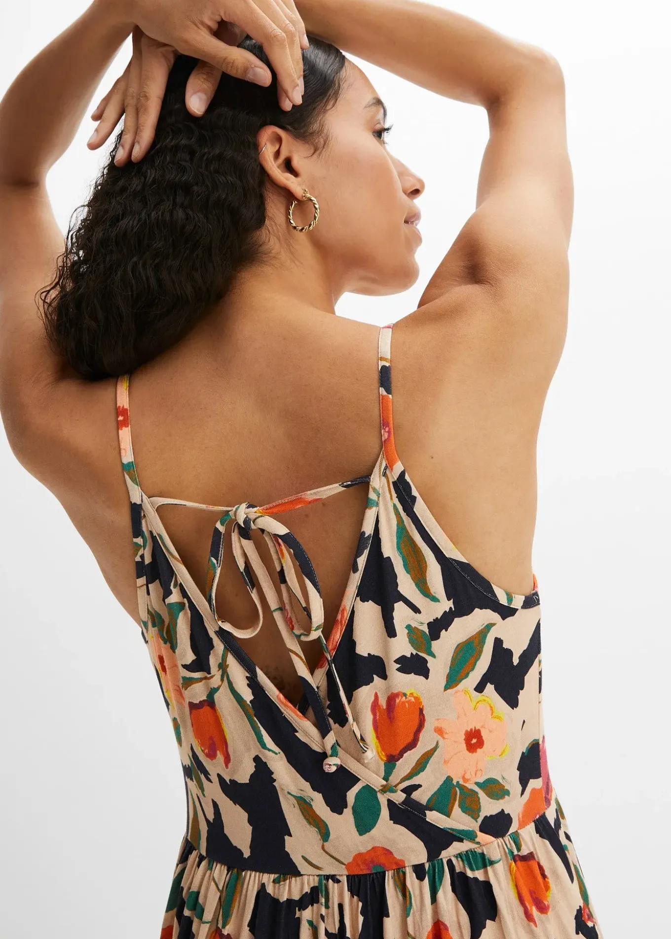 Robe longue en viscose douce et extensible