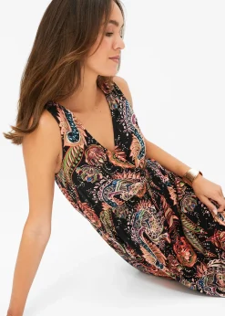 Robe longue en viscose douce et extensible