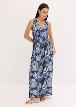 Robe longue en viscose douce et extensible