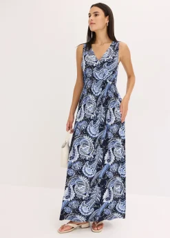 Robe longue en viscose douce et extensible