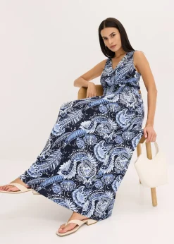 Robe longue en viscose douce et extensible