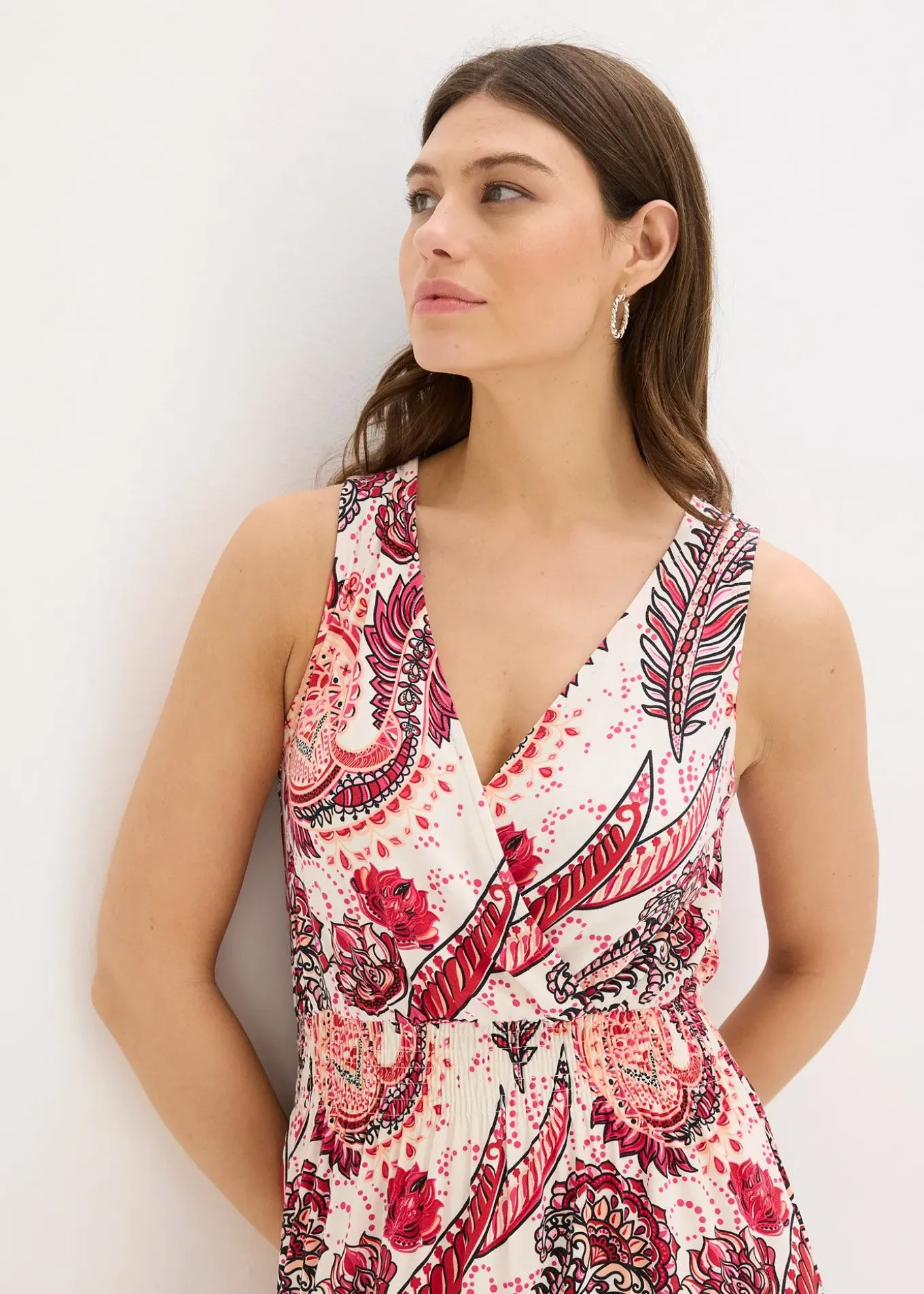 Robe longue en viscose douce et extensible